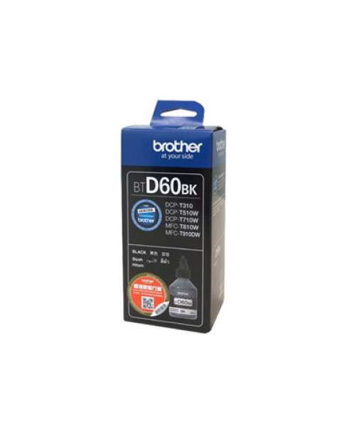 Brother BTD60BK - Ultra High Yield - negro - original - recarga de tinta - para Brother DCP-T220, T310, T420, T425, T510, T520, T525, T720, T820, MFC-T4500, T910, T920