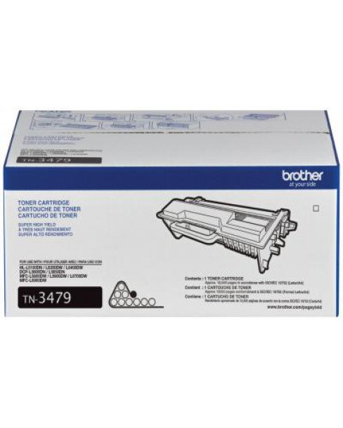 Brother TN3479 - Súper Alto Rendimiento - original - cartucho de tóner - para Brother DCP-L5650, HL-L5100, HL-L6400, MFC-L5900, MFC-L6700