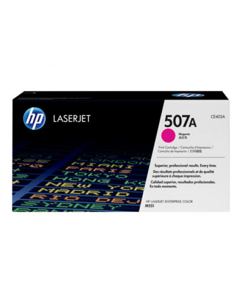 HP 507A - Magenta - original - LaserJet - cartucho de tóner (CE403A) - para Color LaserJet Enterprise MFP M575; LaserJet Pro MFP M570