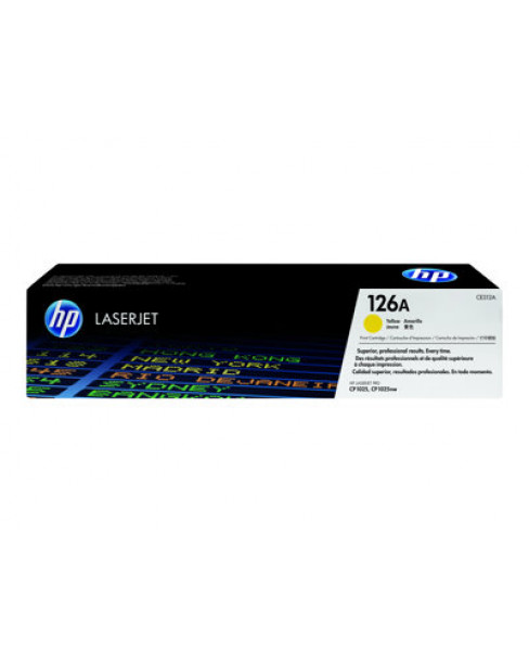 HP 126A - Amarillo - original - LaserJet - cartucho de tóner (CE312A) - para Color LaserJet Pro CP1025; LaserJet Pro MFP M175; TopShot LaserJet Pro M275